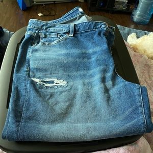 Lane Bryant. Size 20. Medium-dark Wash boyfriend jean. (Tub C)